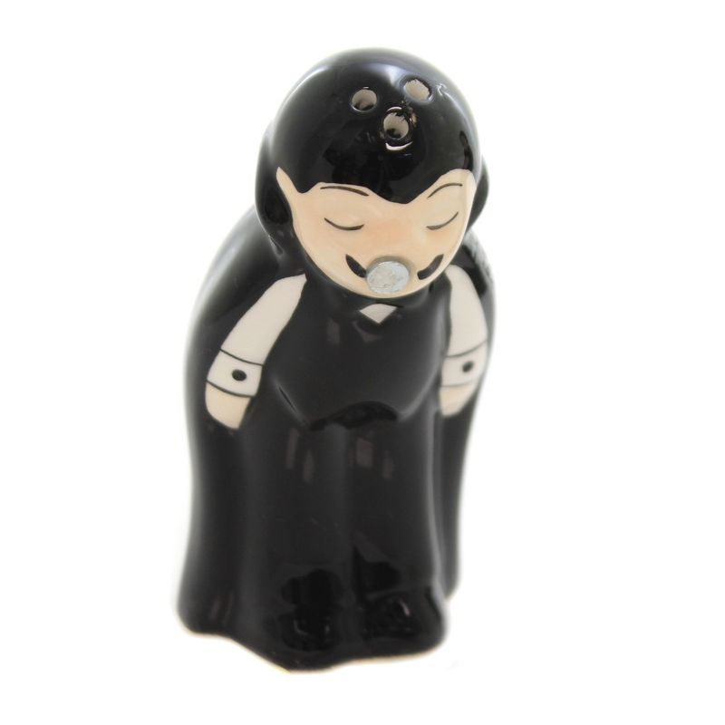 Tabletop 3.75" Love At First Bite Set/2 Salt Pepper Shaker Vampire Kiss Pacific Trading  -  Salt And Pepper Shaker Sets