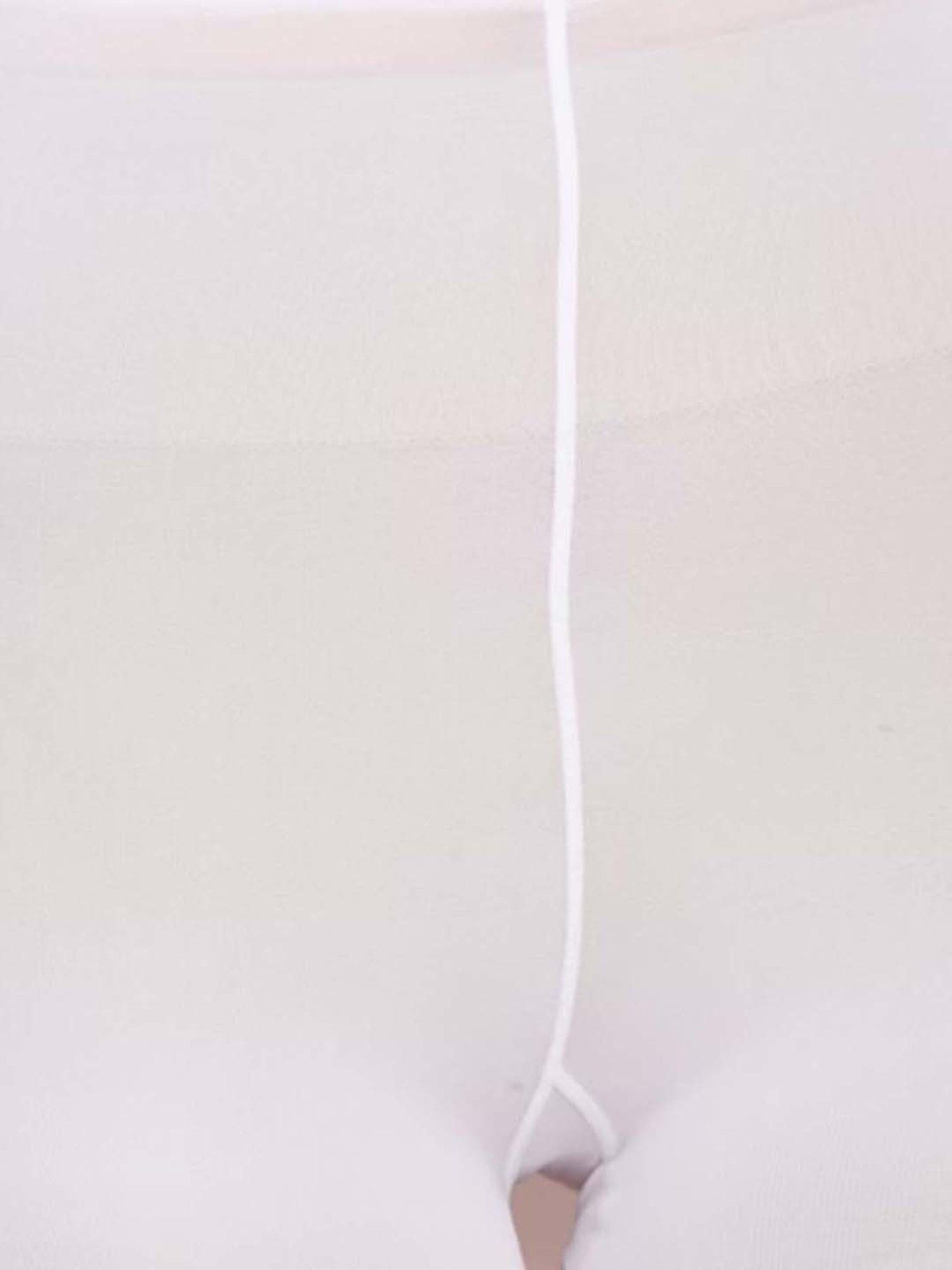 Secrets By ZeroKaata White & Black Plain Pantyhose Stockings - Pack Of 2