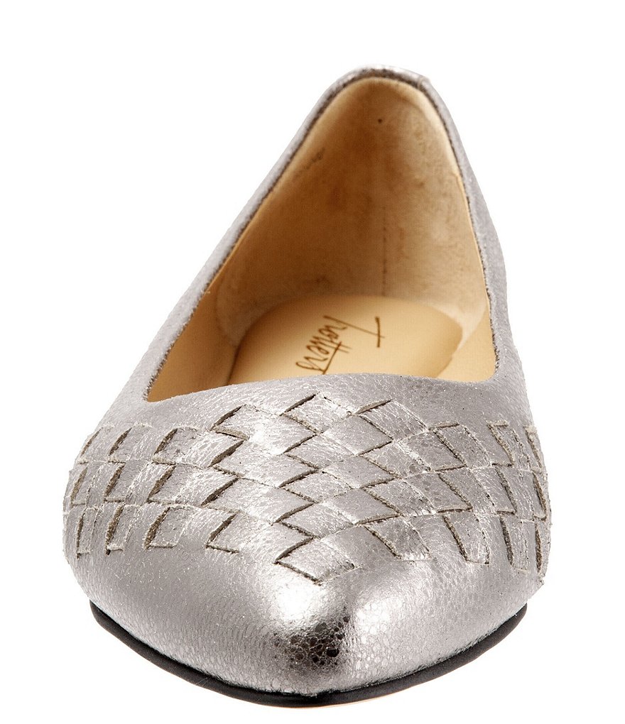 Trotters Estee Woven Leather Flats