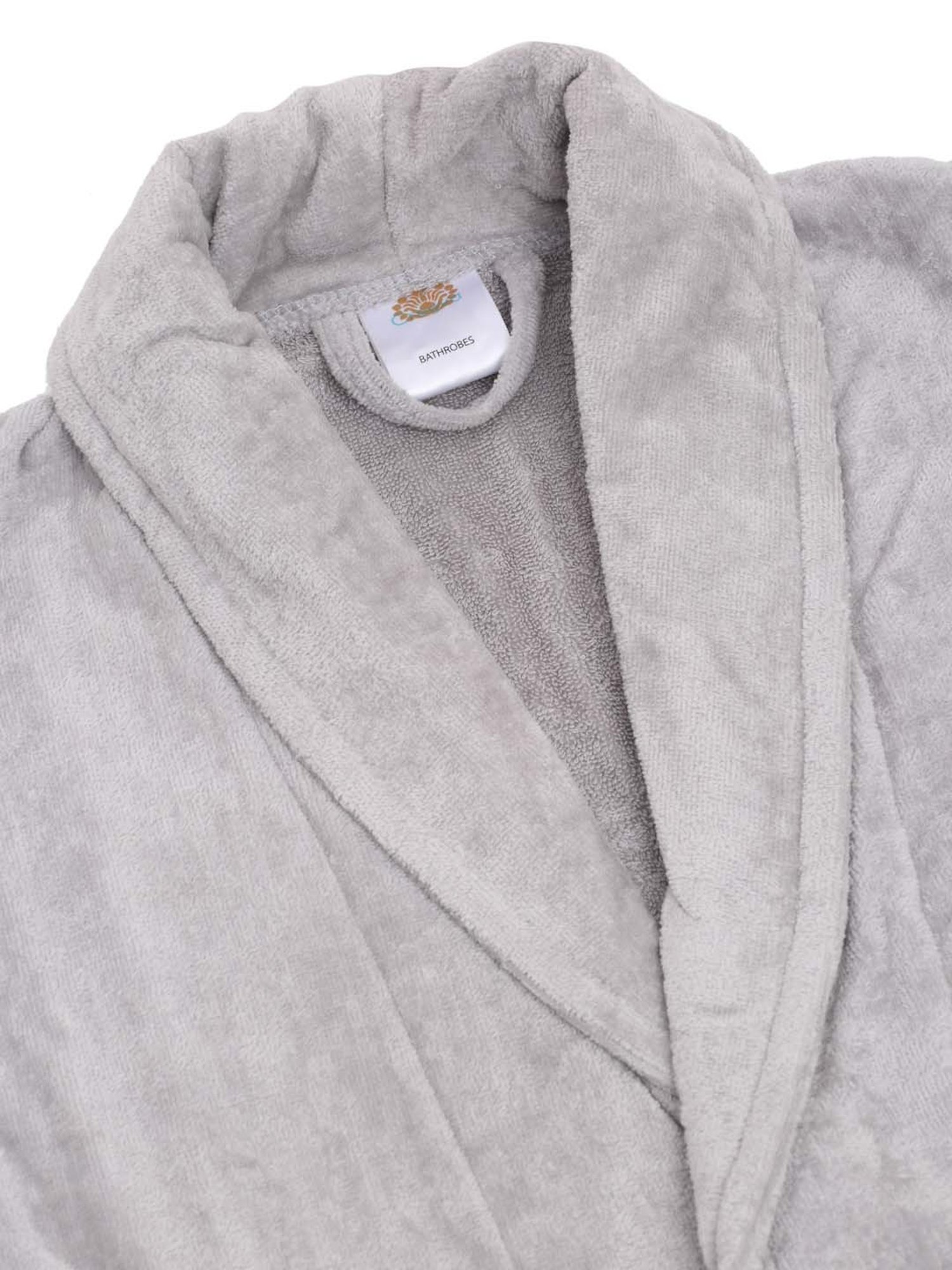 Creeva Everyday Red & Navy 225 GSM Micro Terry Bathrobe with Front Pocket & Kimono Collar