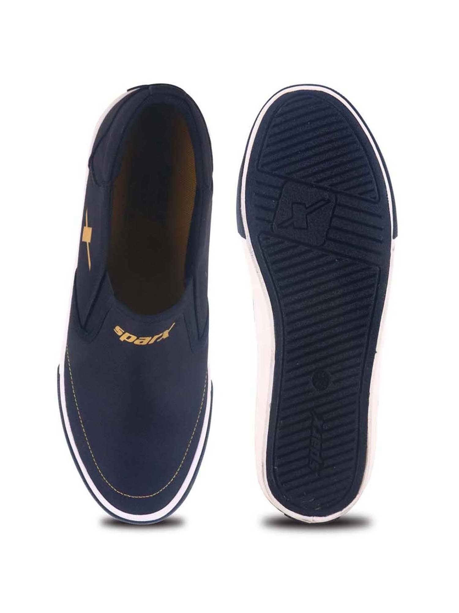 Sparx Men's Black Casual Loafers