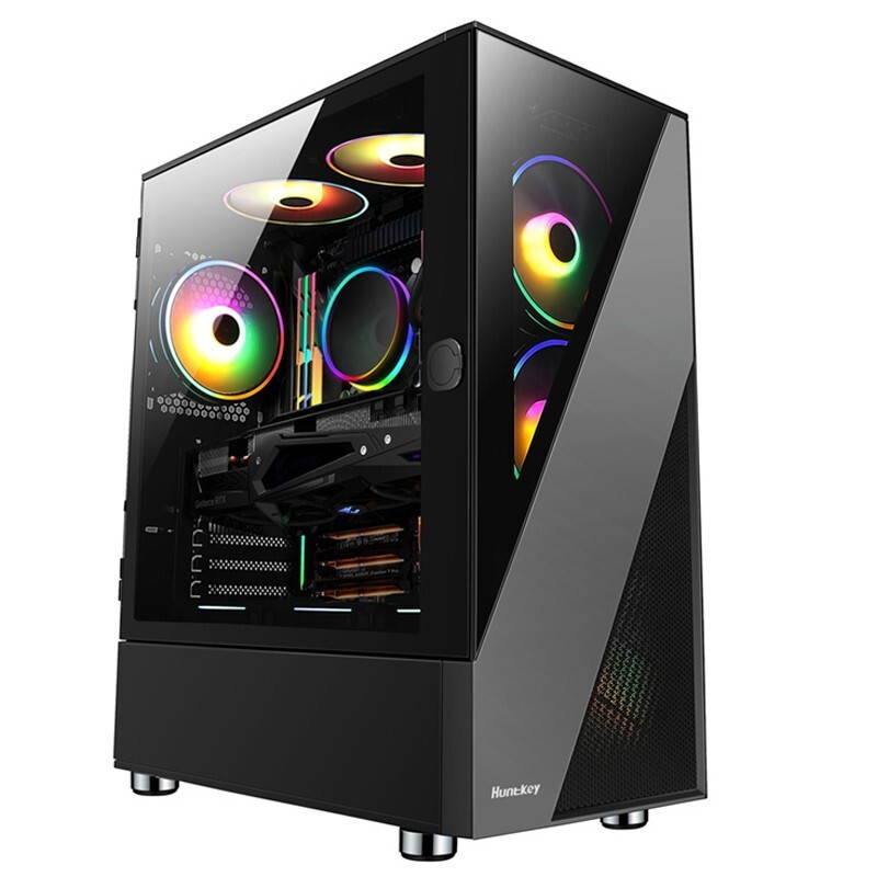 IPASON - Gaming Desktop - Intel 11th Gen i5 11600KF (6 Core up to 4.9GHz ) - RTX 3060 12GB  - 500GB SSD NVMe - 16GB 3200MHz - B560 - 550W Power Supply - Windows 10 home - RGB Fans - Gaming PC