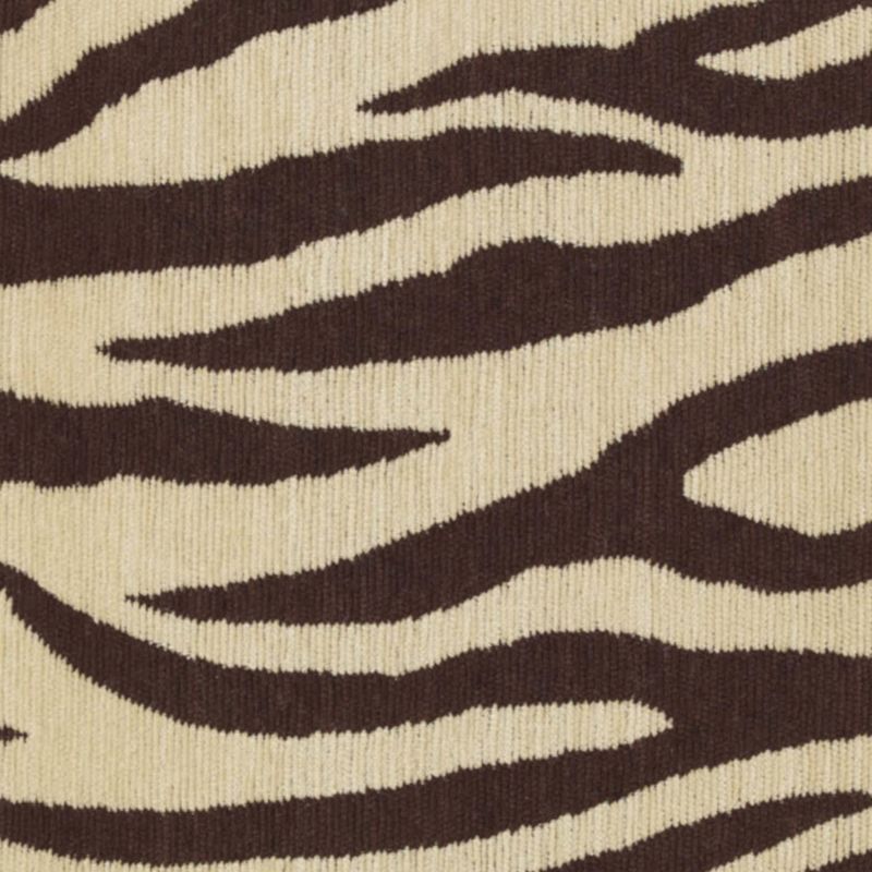 20" x 20" Zebra Decorative Throw Pillow Brown - Tommy Bahama