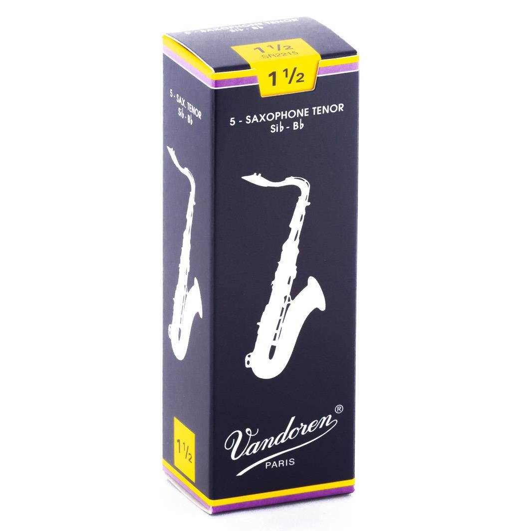 Vandoren Tenor Sax Reed 1.5, 5pk