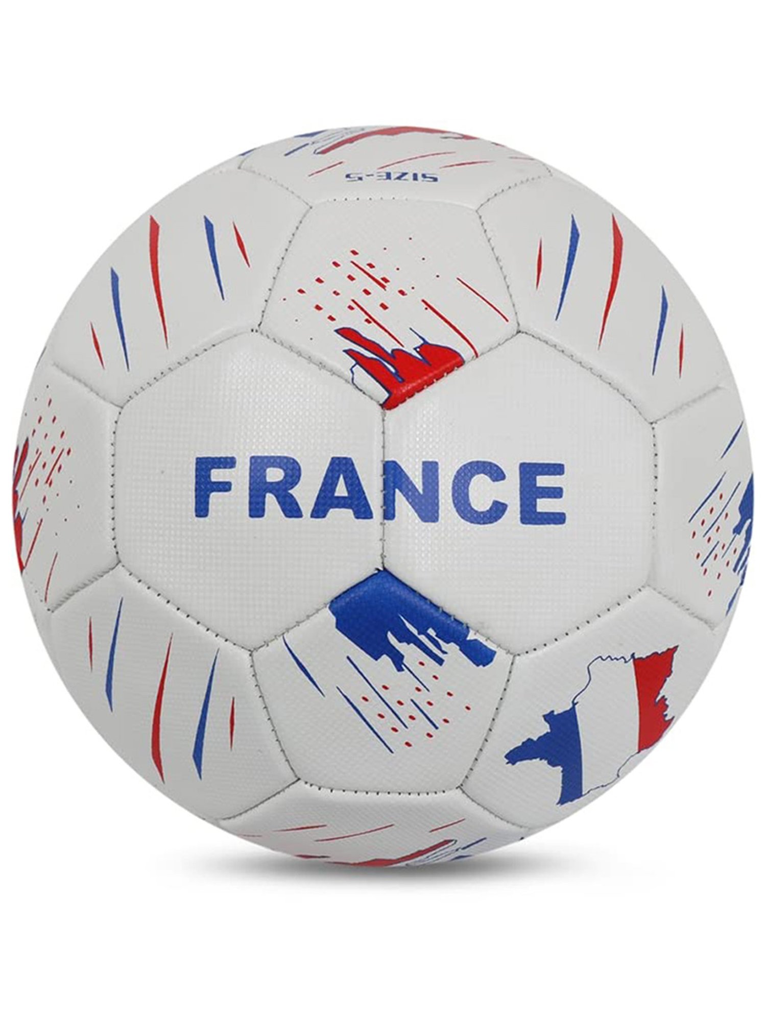 Vector X France Machine Stitched Embose PVC Football (White) Size - 5
