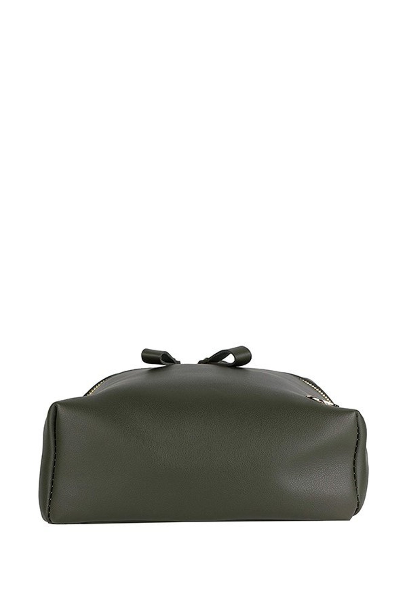 Gio Collection Olive Green Solid Backpack