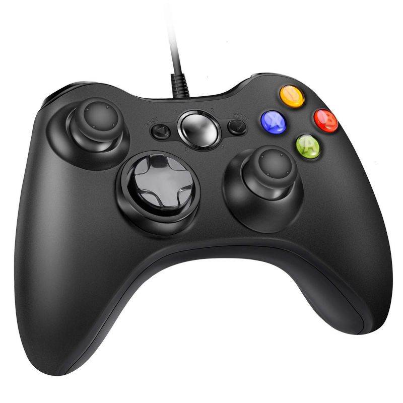 Xbox 360 Wired Game Controller, CORN USB Gamepad, Joypad with Shoulders Buttons, for Microsoft Xbox360/Xbox 360 Slim/PC