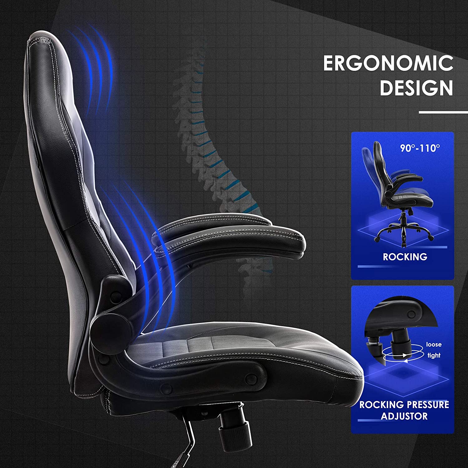 STARSPACE Cost-effective Gaming Chair Durable And Comfortable Ergonomic Adjustable Racing Game Desk Chair