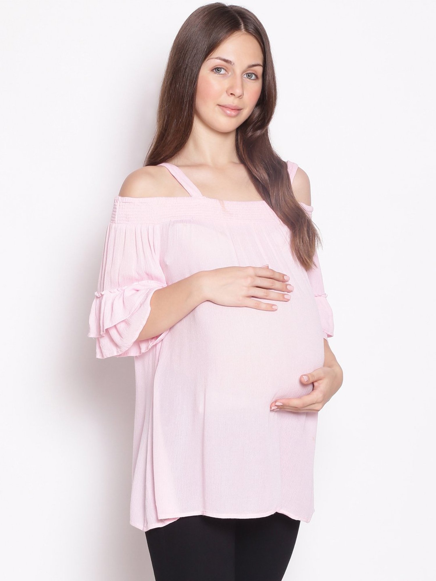 Oxolloxo Pink Maternity Top