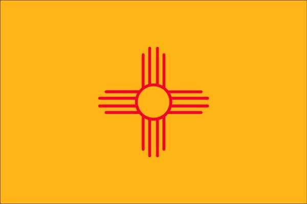 NYLGLO 143760 New Mexico State Flag,3x5 Ft