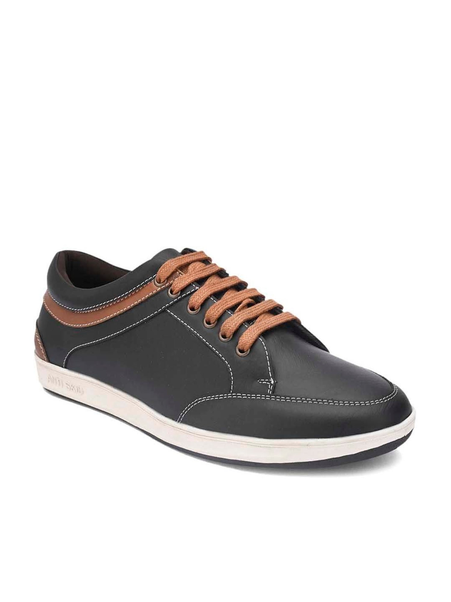 El Paso Men's Black Casual Sneakers