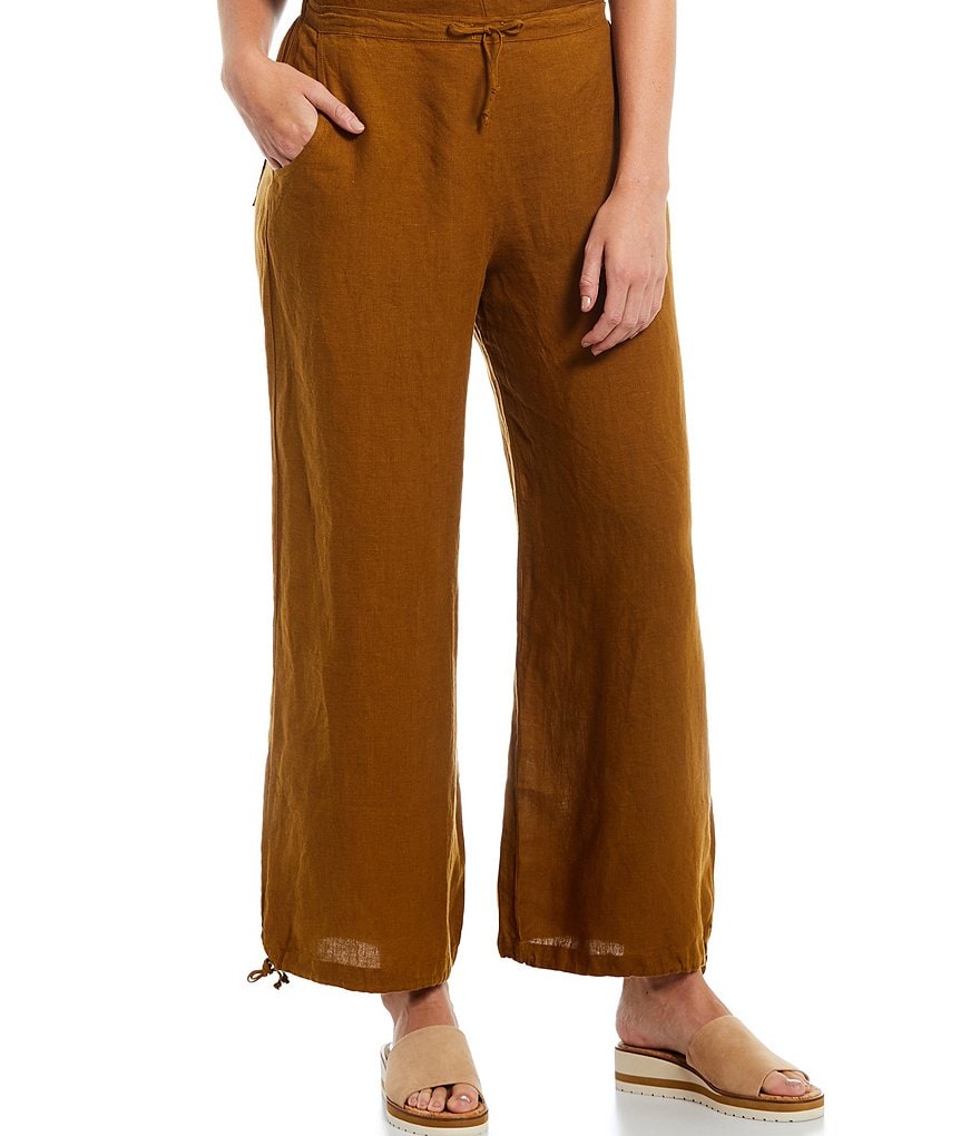 Bryn Walker Sahsa Light Linen Drawcord Pants