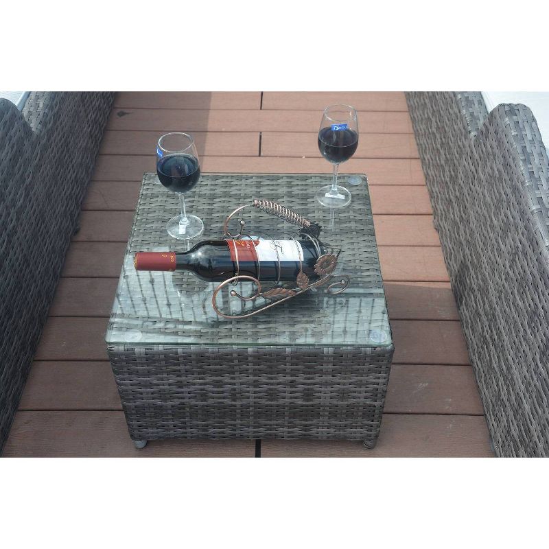 Vida 3pc Patio Chaise Lounge Set - Gray - Direct Wicker