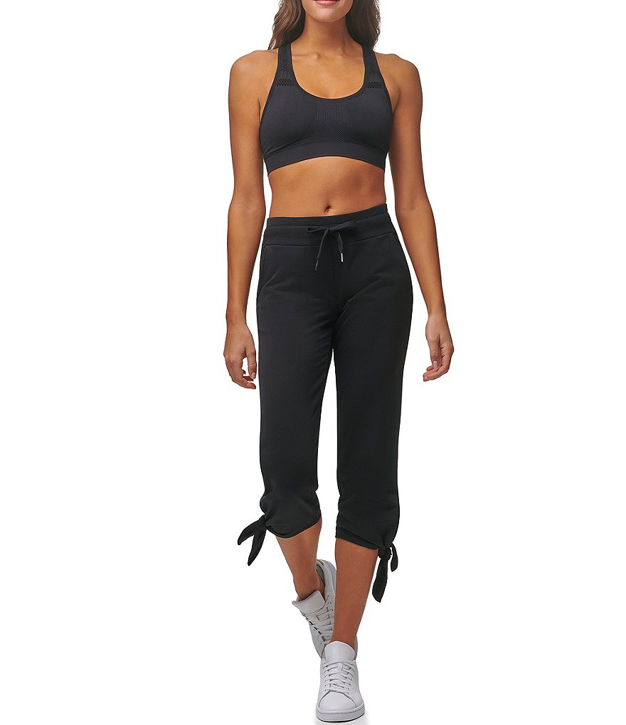 Marc New York Washed French Terry Cropped Drawstring Pants