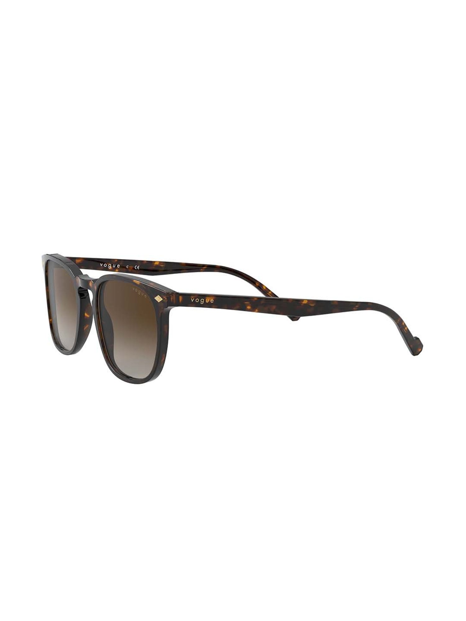 VOGUE EYEWEAR Men Gradient Brown Lens Square Sunglasses - 0VO5328SW6561349