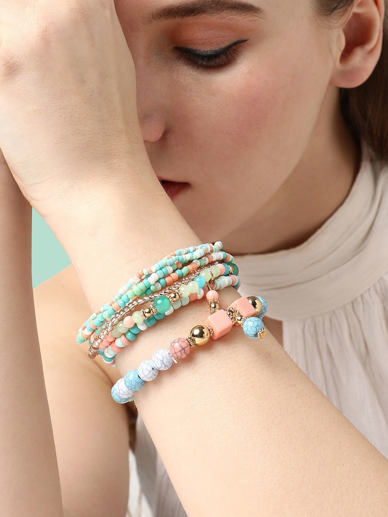 SOHI Trendy Beaded Bracelet For Women