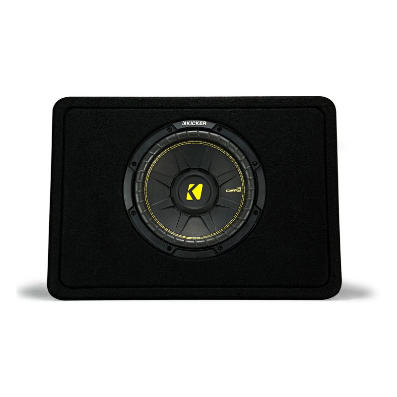 Kicker 44TCWC102 10" CompC 300-Watt 2-ohm Subwoofer in Thin-Profile Box