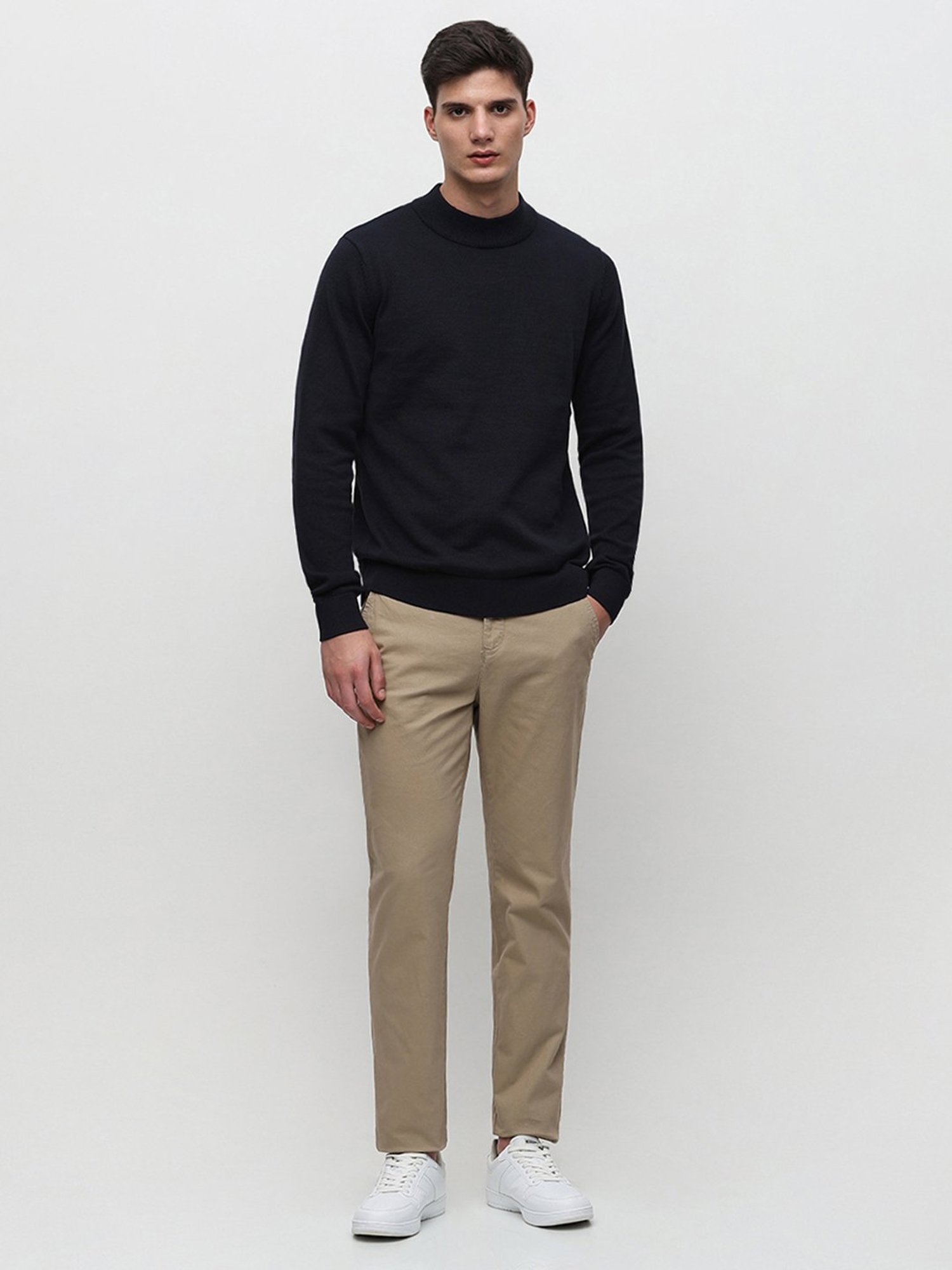 SELECTED HOMME Navy Regular Fit Sweater