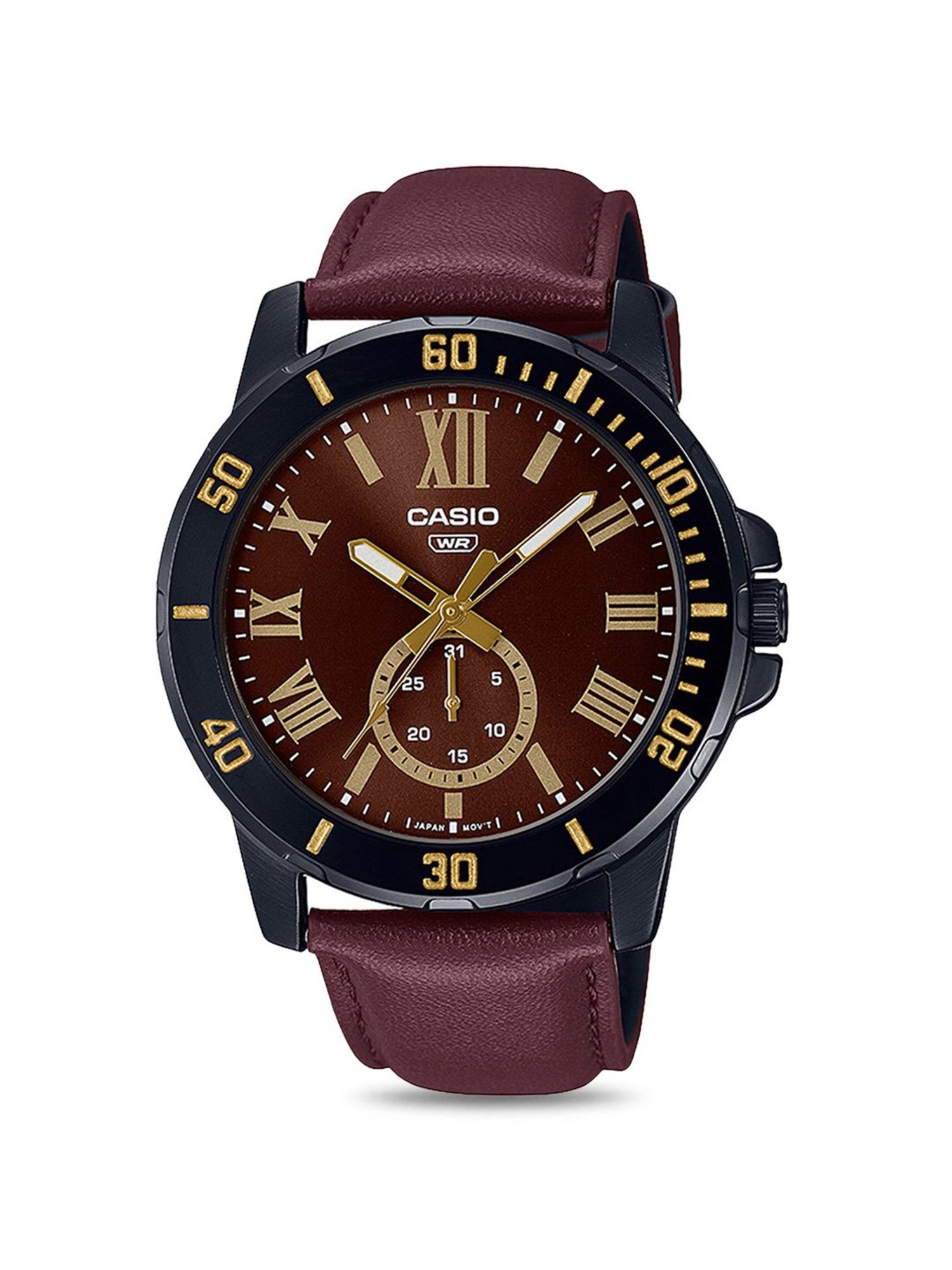 Casio MTP-VD200BL-5BUDF Enticer Analog Watch for Men (49 mm)