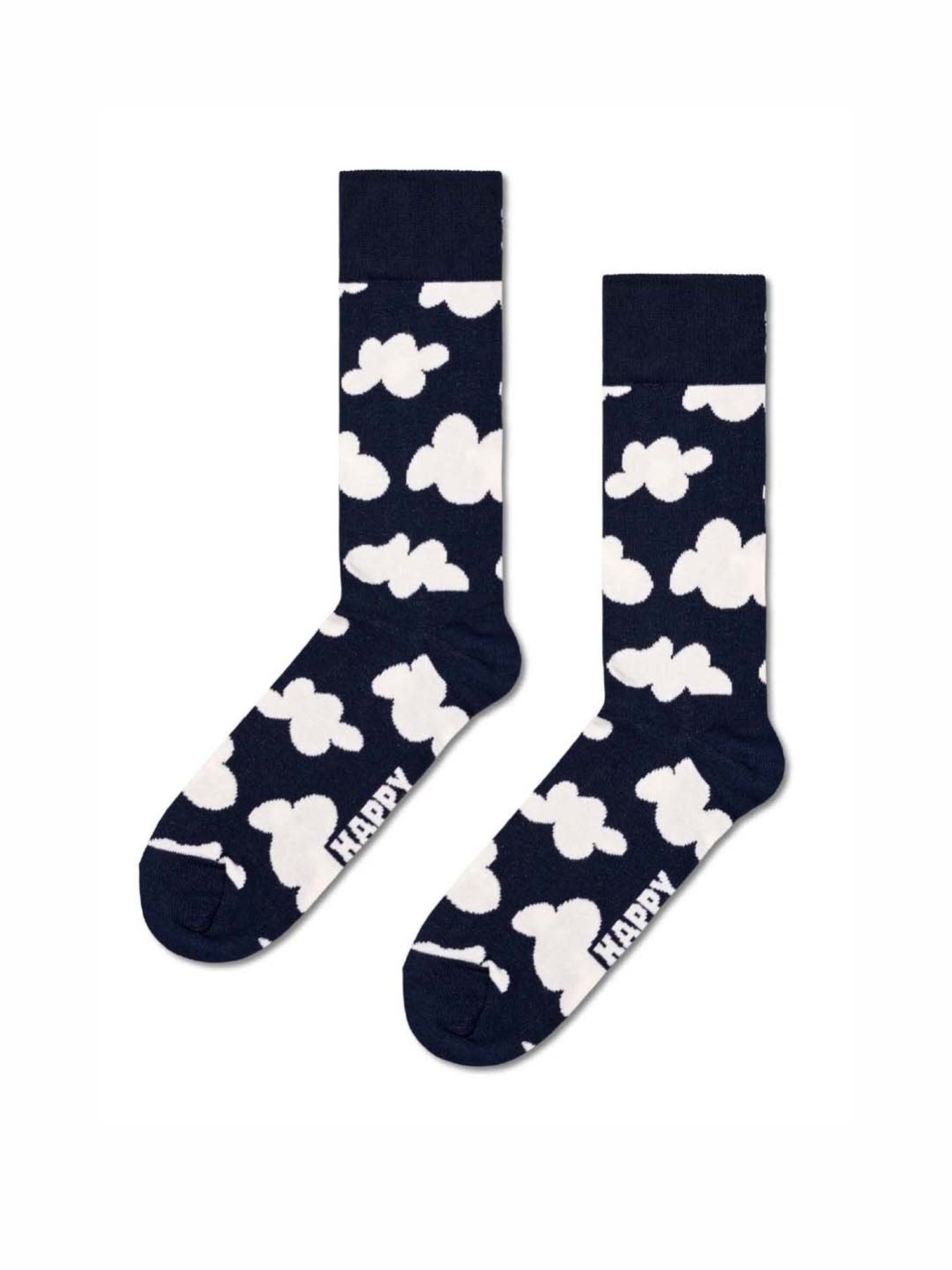 Happy Socks Moody Blues Multicolor Cotton Printed Socks (36-40) - Pack of 4