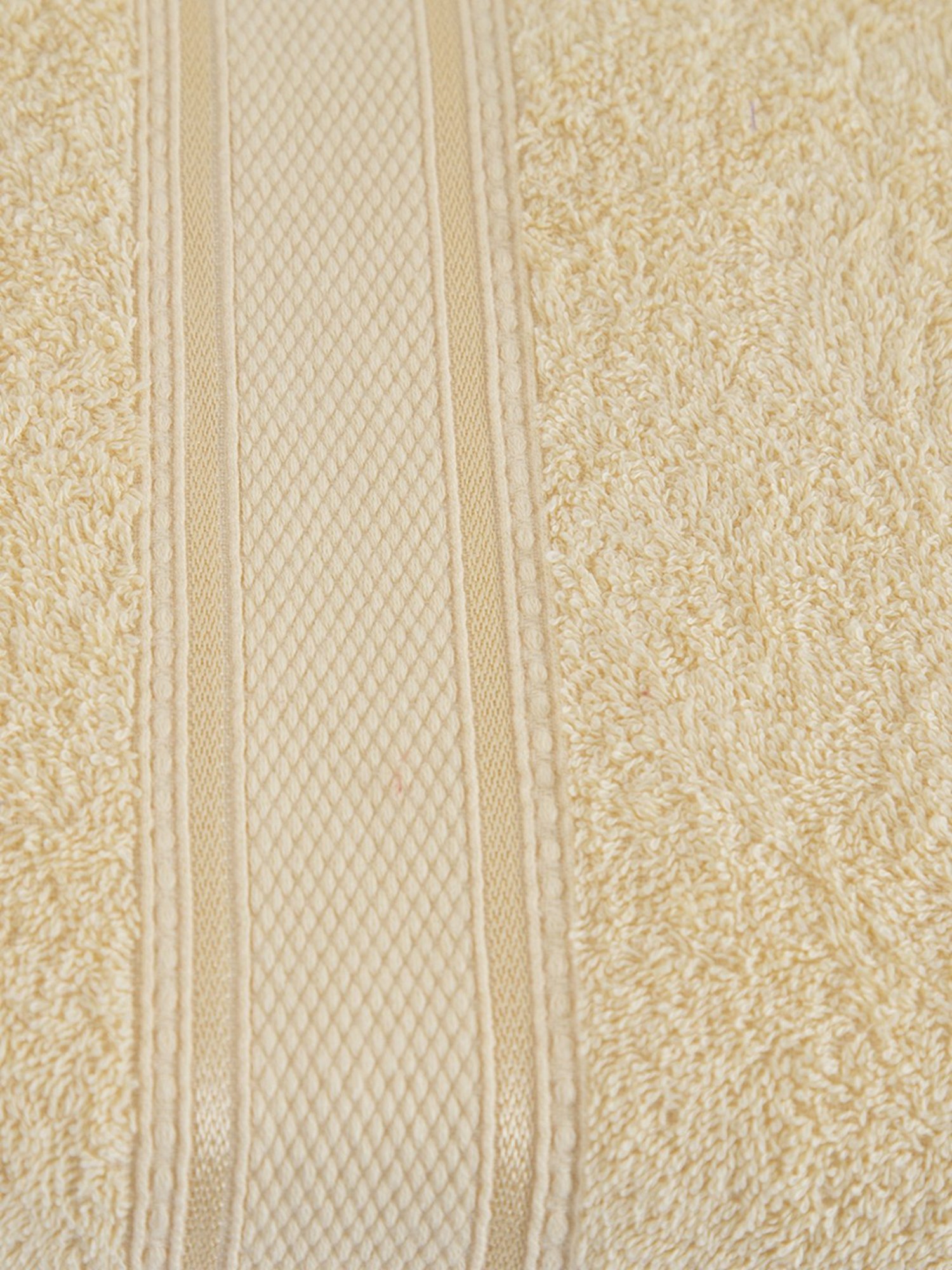 Inhouse Eddie Yellow Solid 450GSM Cotton Medium Towel Set by maspar