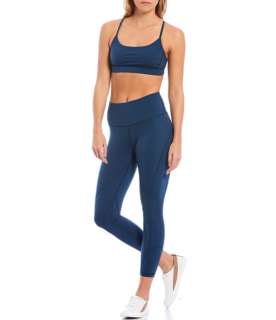 Free People FP Movement Square Neck Coordinating Good Karma Tie-Dye Sports Bra