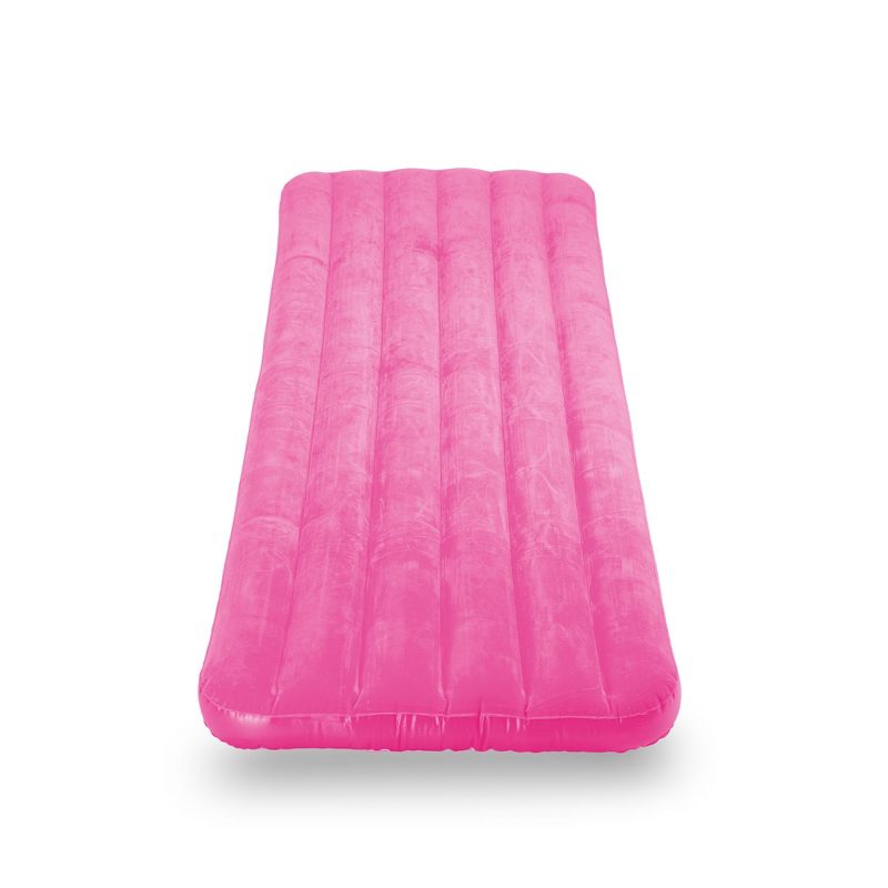 Living iQ Inflatable Jr Twin Portable Small Travel Size Kids Toddler Sleeping Air Bed Mattress, LOL Surprise Totally Rad