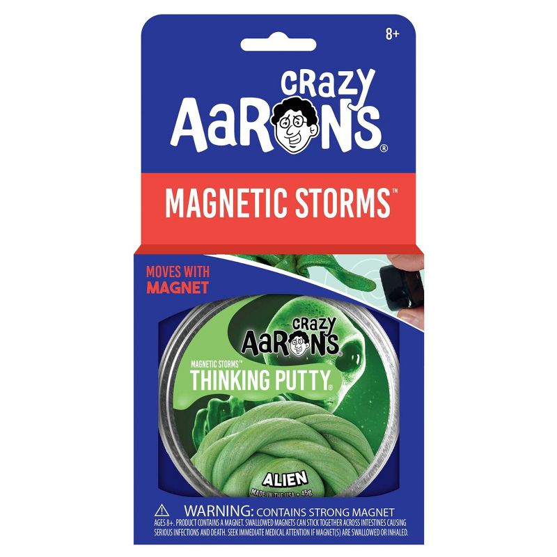 Crazy Aaron's Alien Thinking Putty Tin with Magnet