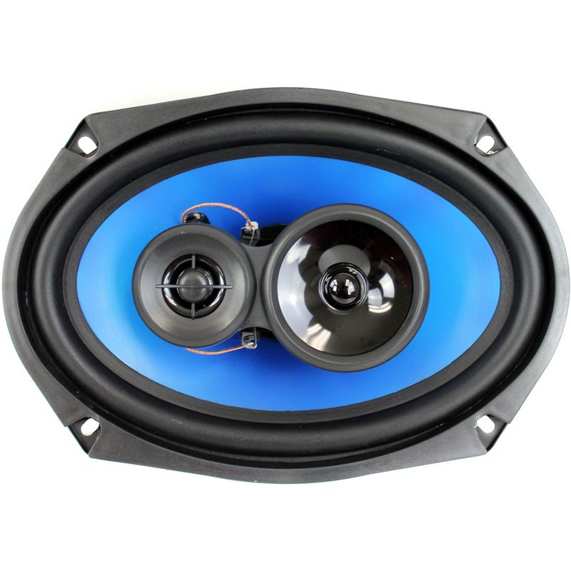 Q Power 6x9-Inch 500W 3-Way Speakers (2) + 6.5" 300W 2-Way Car Speakers (2)
