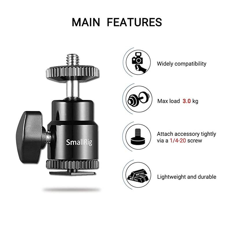 LCD Monitor Shoe Adapter 14quot Camera Hot Shoe Mount wAdditional 14quot Screw for Cameras for Canonfor Nikonfor Olympusfor Pentaxfor Panasonicfor Fujifilmfor Kodak 761