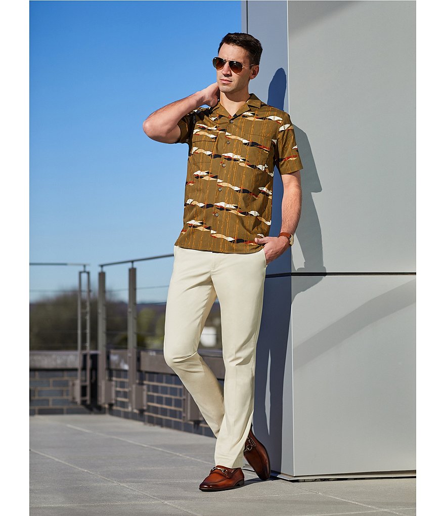 Murano Wardrobe Essentials Evan Extra Slim-Fit Flat-Front Chino Dress Pants