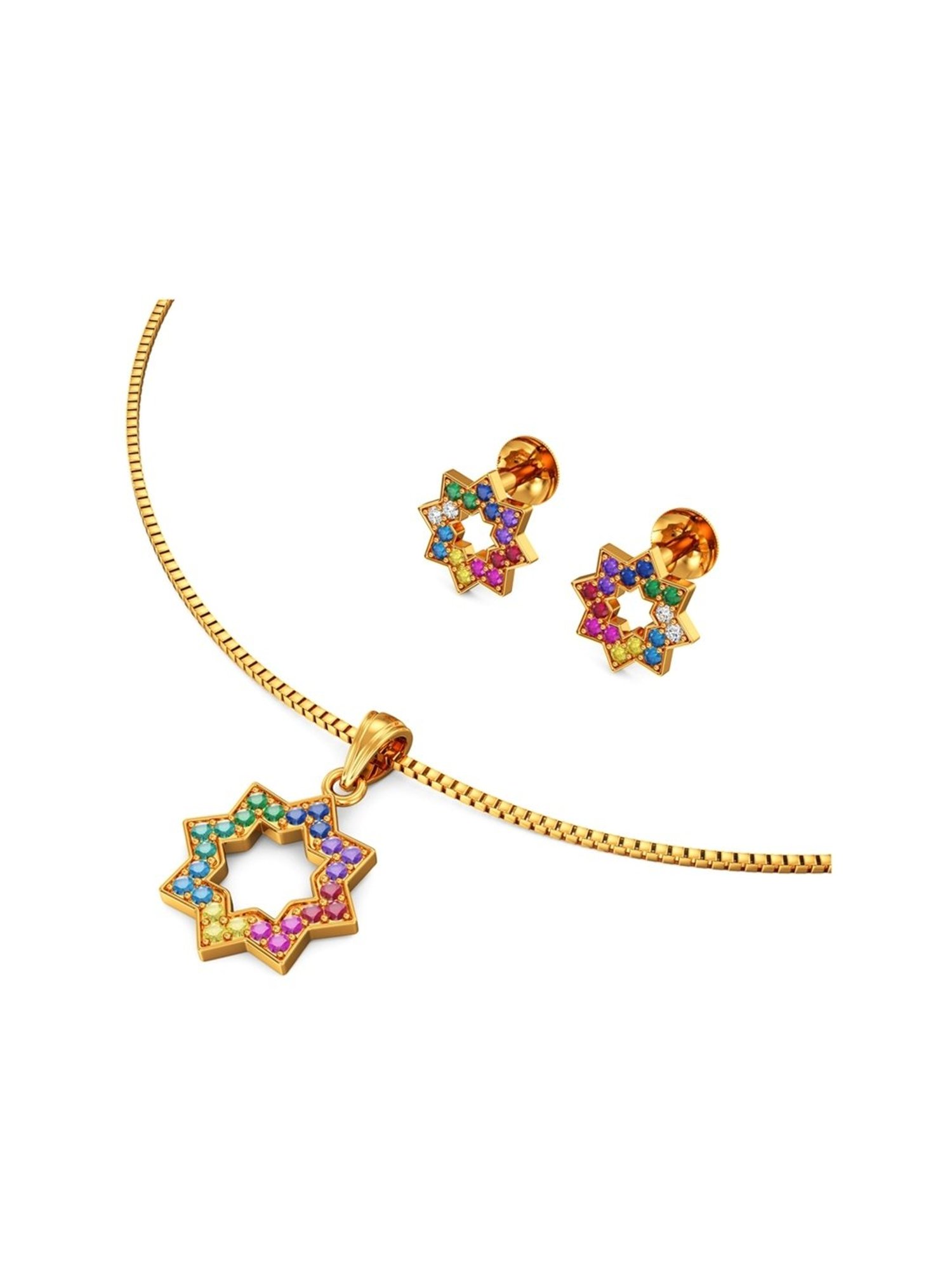 CKC Sacred Rudraksha Gold Pendant: Single Loop Elegance