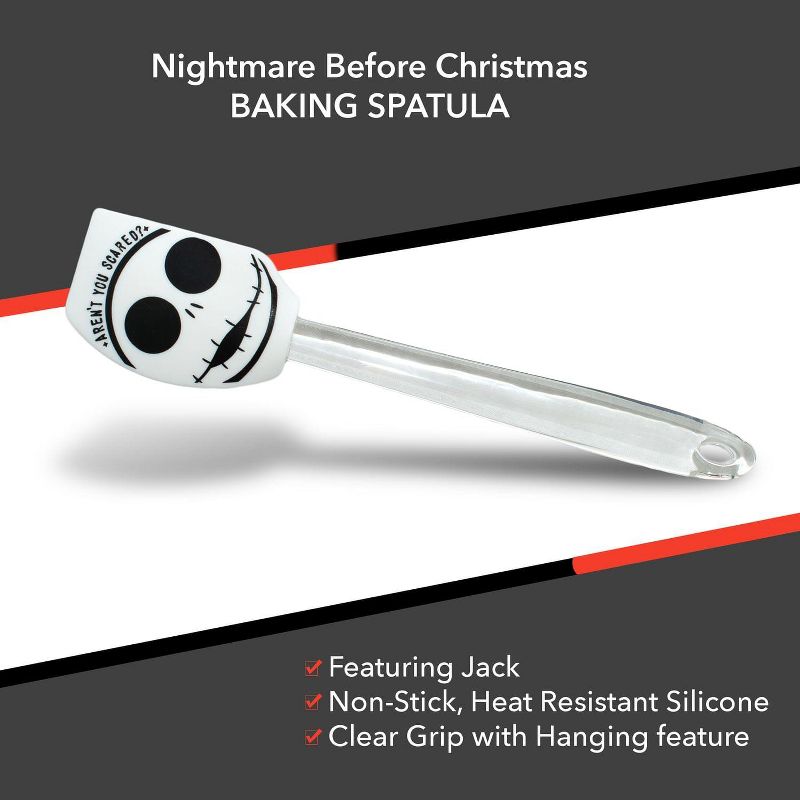 Seven20 OFFICIAL Nightmare Before Christmas Non-Stick Silicone Spatula | Feat. Jack