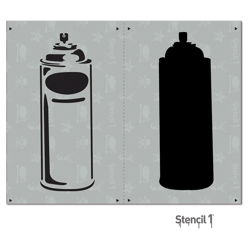 Stencil1 Spray Can - Layered Stencil 8.5" x 11"