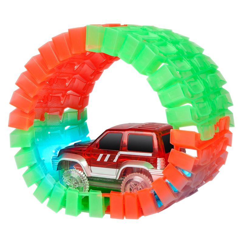Galaxy Flex-Track 220pc Glow Track with Electric LED Light Car