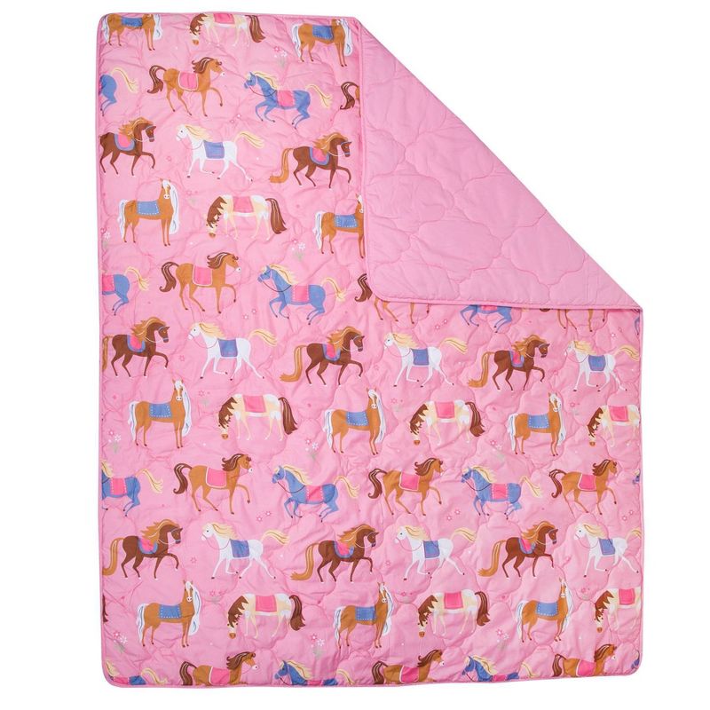 4pc Toddler Horses Microfiber Bed in a Bag - WildKin