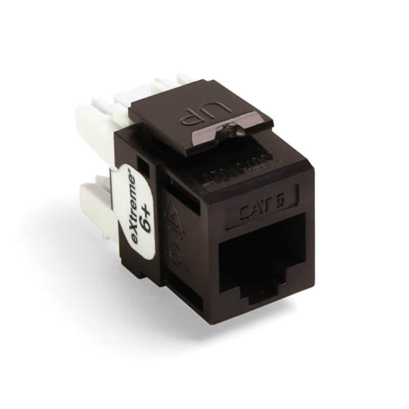 61110RB6 eXtreme 6+ QuickPort Connector CAT 6 Brown
