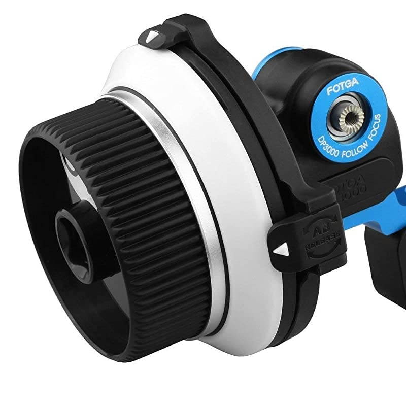 DP3000 M1 Follow Focus With Gear Belt Ring Compatible With Rebel T6i, T7i, T6, EOS 7D Mark II, 6D II, 5D Mark III IV, 80D Nikon D850 D800 D750 D7500 Panasonic GH5S GH5 GHS Olympus EM10II EM5