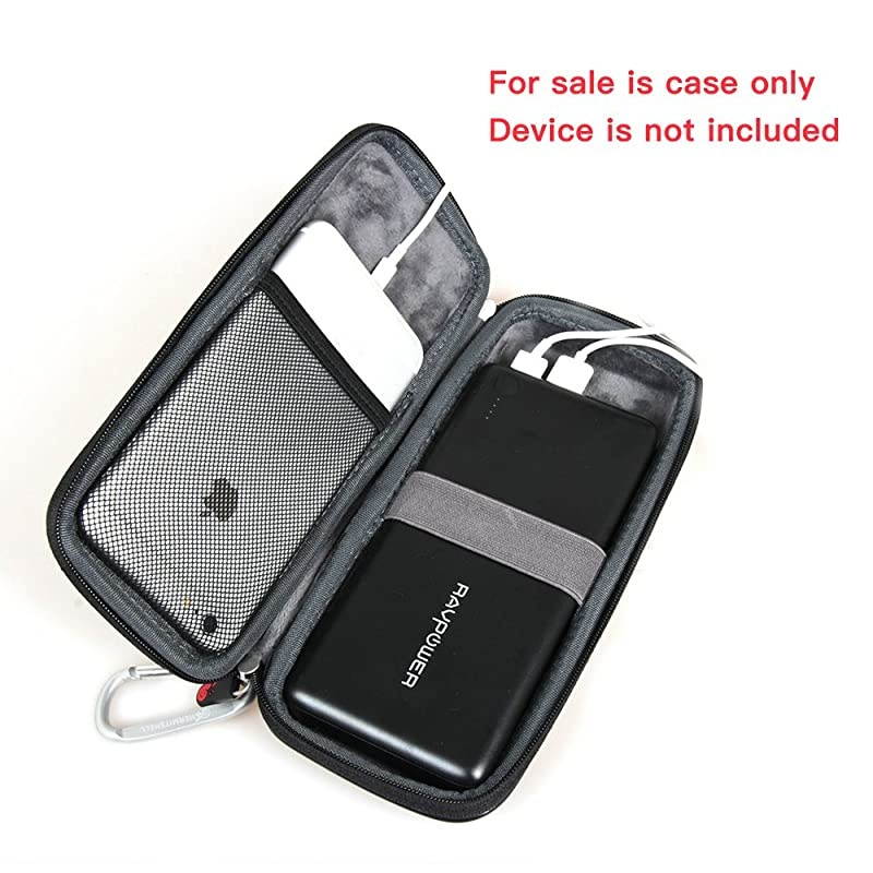 Travel Case Fits Portable Charger RAVPower 26800mAh 20000mah External Battery Pack Power Bank