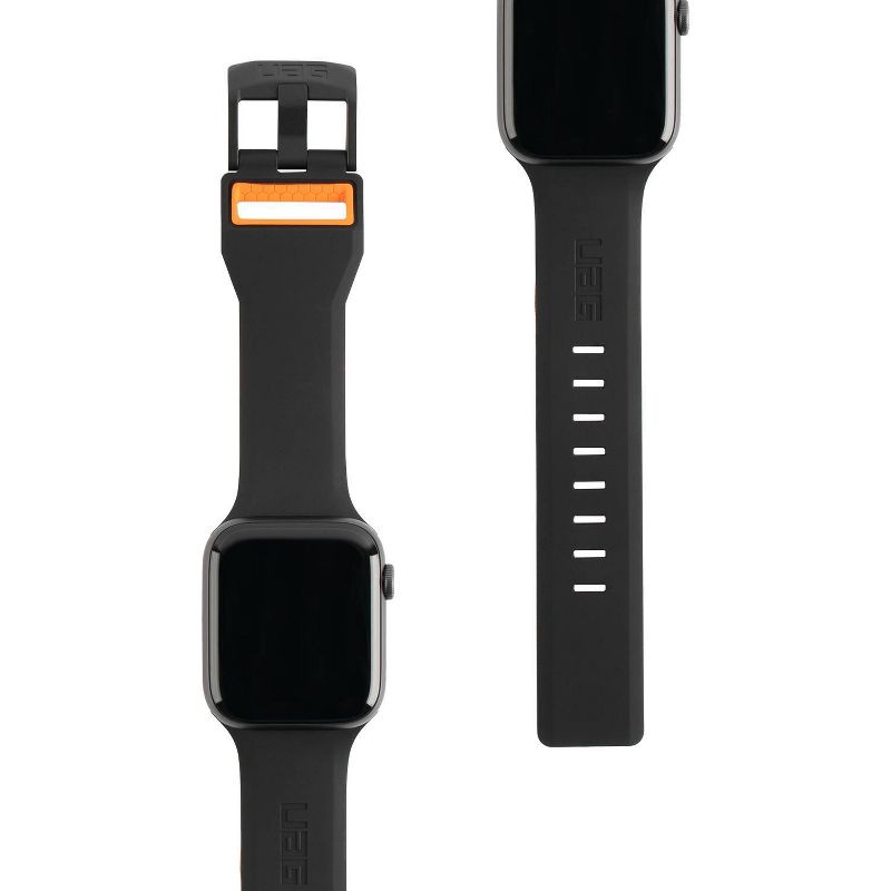Urban Armor Gear (UAG) Apple Watch 42/44mm (Series 6/5/4 & Watch SE) Civilian Strap - Black/Orange