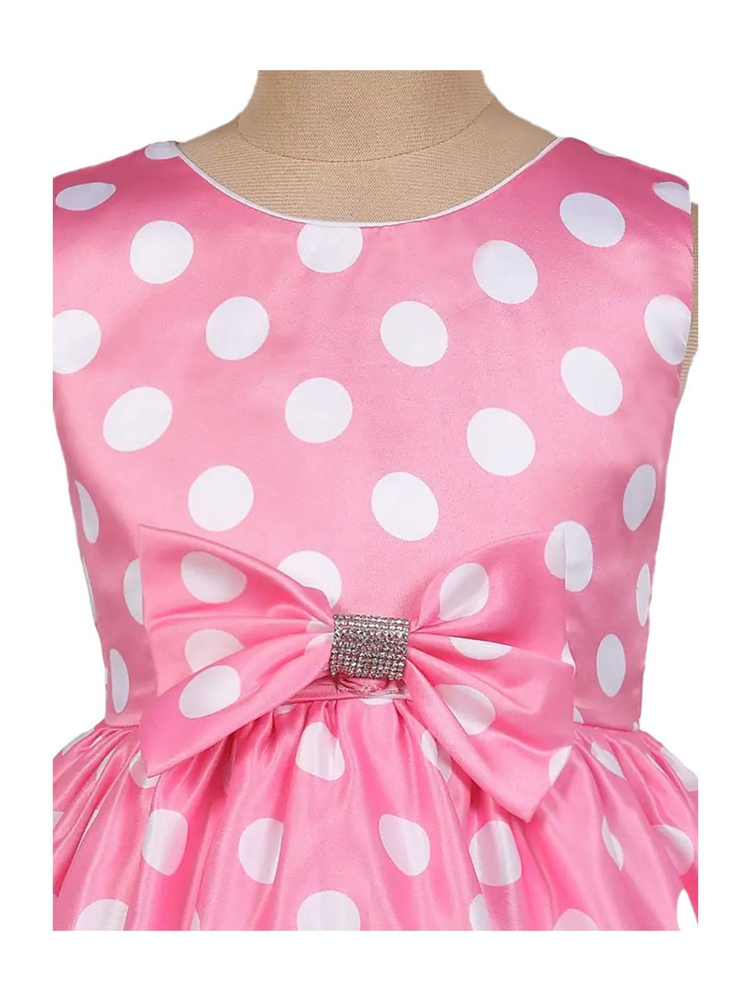 The Magic Wand Kids Pink Printed Dress