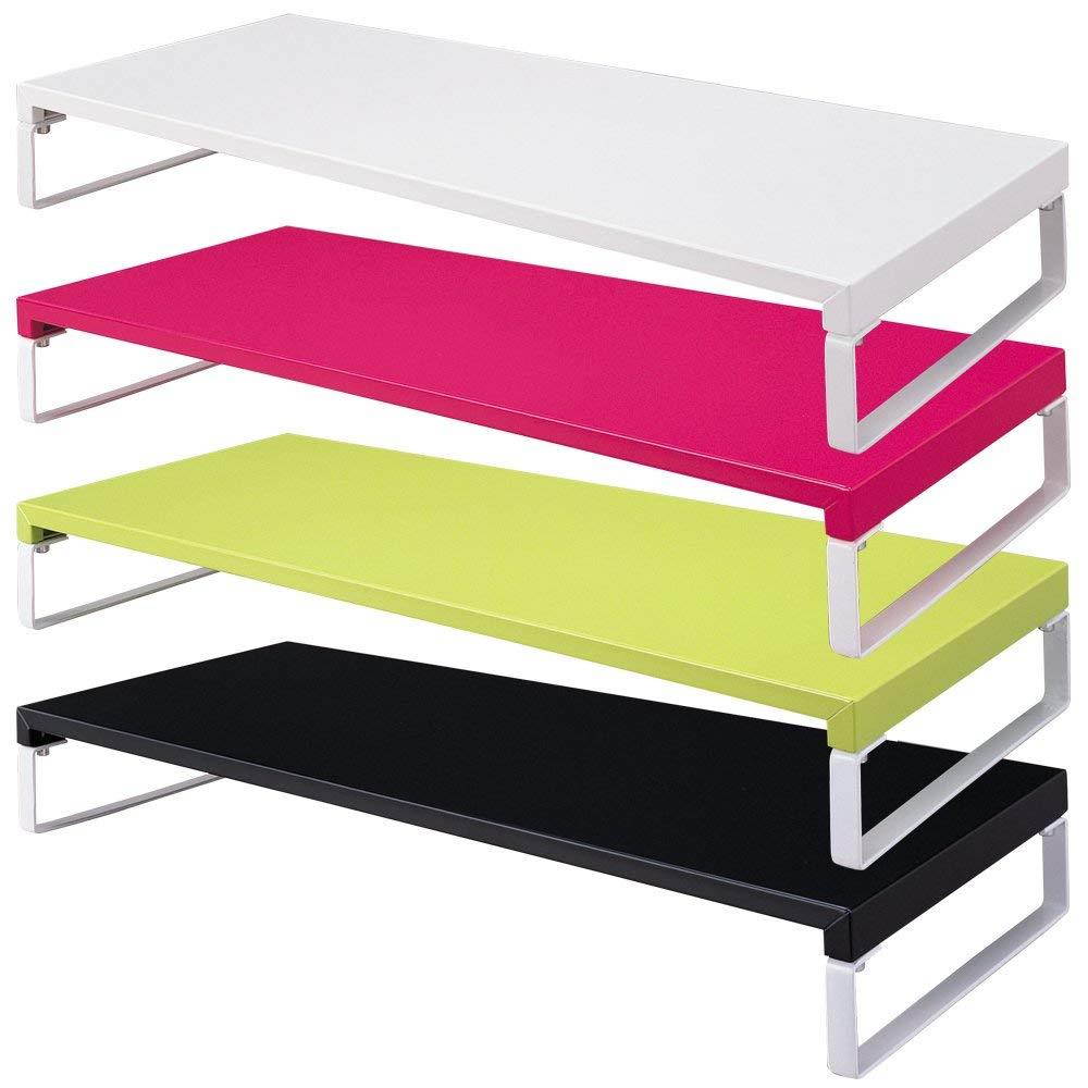 LIHIT LAB Desktop Stand (Monitor Stand), Pink, 9.8 x 23.2" x 3.1" (A7332-3)