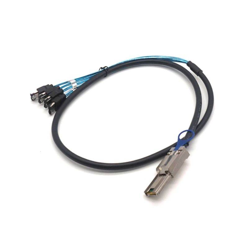 Weastlinks SFF-8088 to 4x ESATA 7Pin Cable Mini SAS 26P TO 4 E SATA cable 1m(3.3 ft)