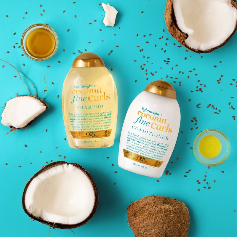 OGX Lightweight Coconut Fine Curls Conditioner - 13 fl oz