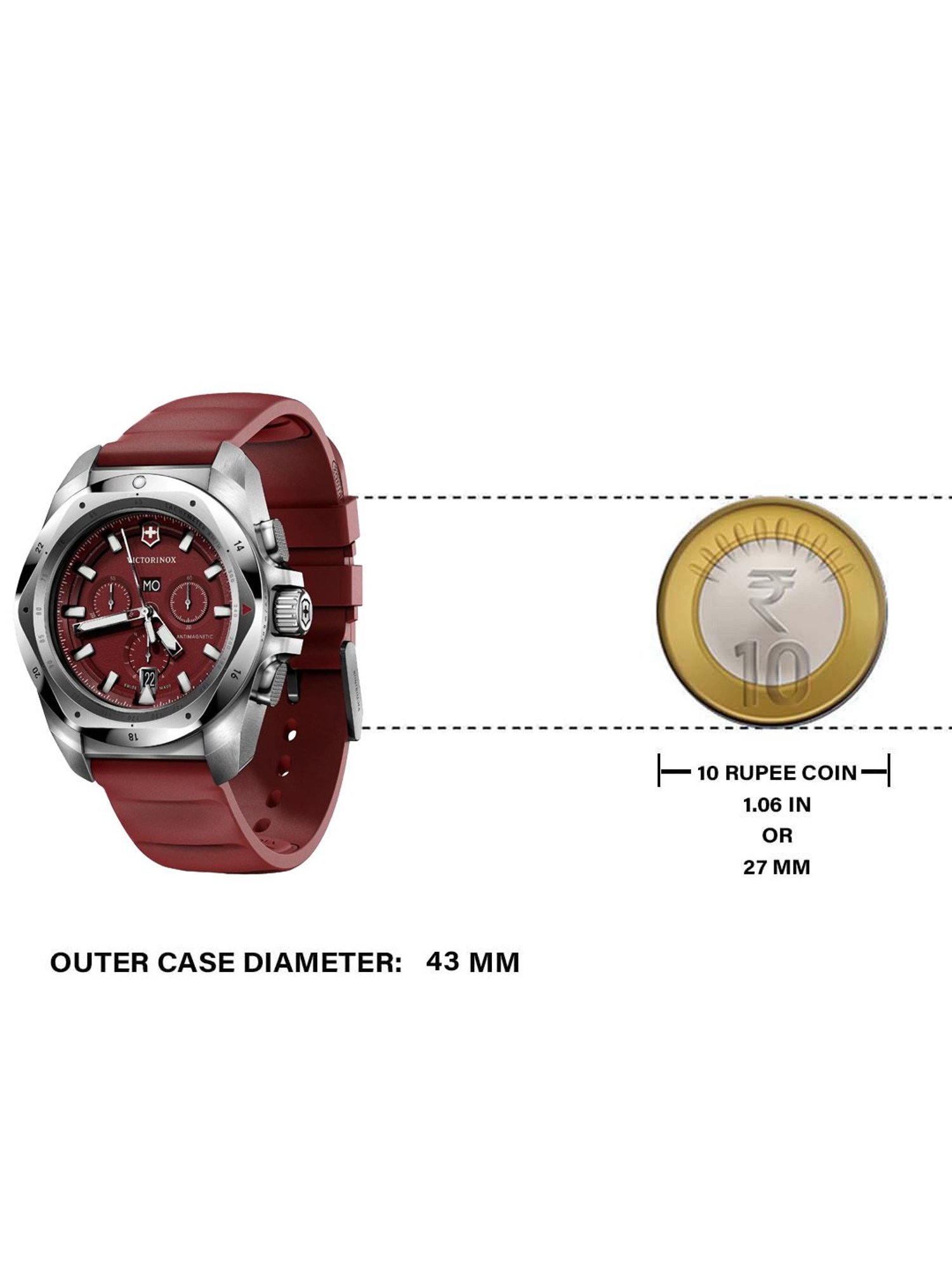 VICTORINOX V241986 I.N.O.X. Chrono Analog Watch for Men