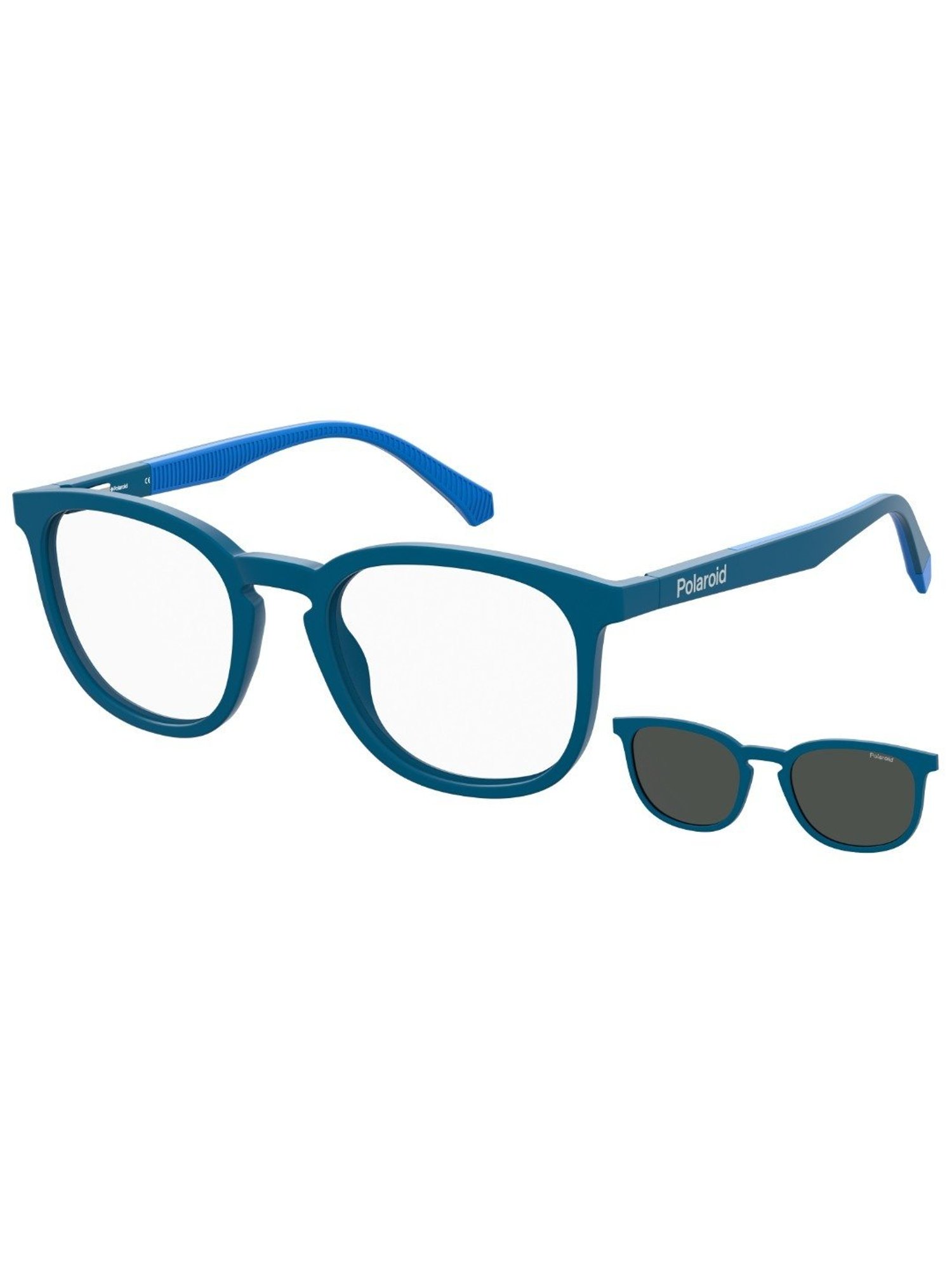 Polaroid Light Blue Rectangular Sunglasses for Kids