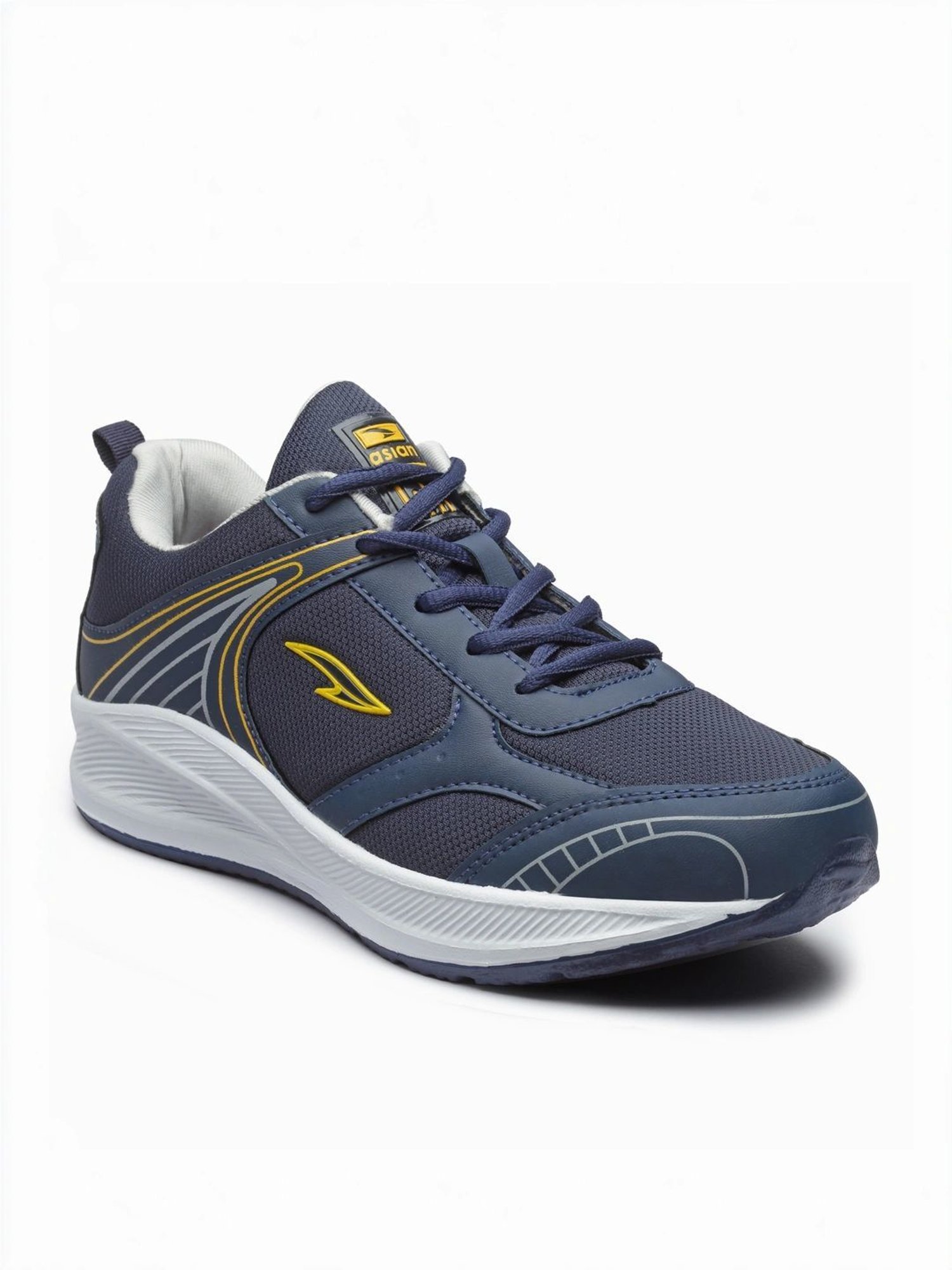 Asian Men's Navy Running Shoes