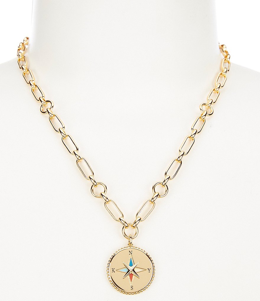 kate spade new york Compass Pendant Necklace