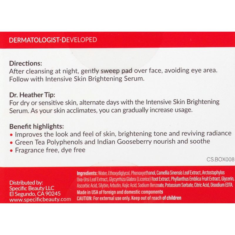 Specific Beauty Advanced Dark Spot Corrector Pads - 0.5 fl oz