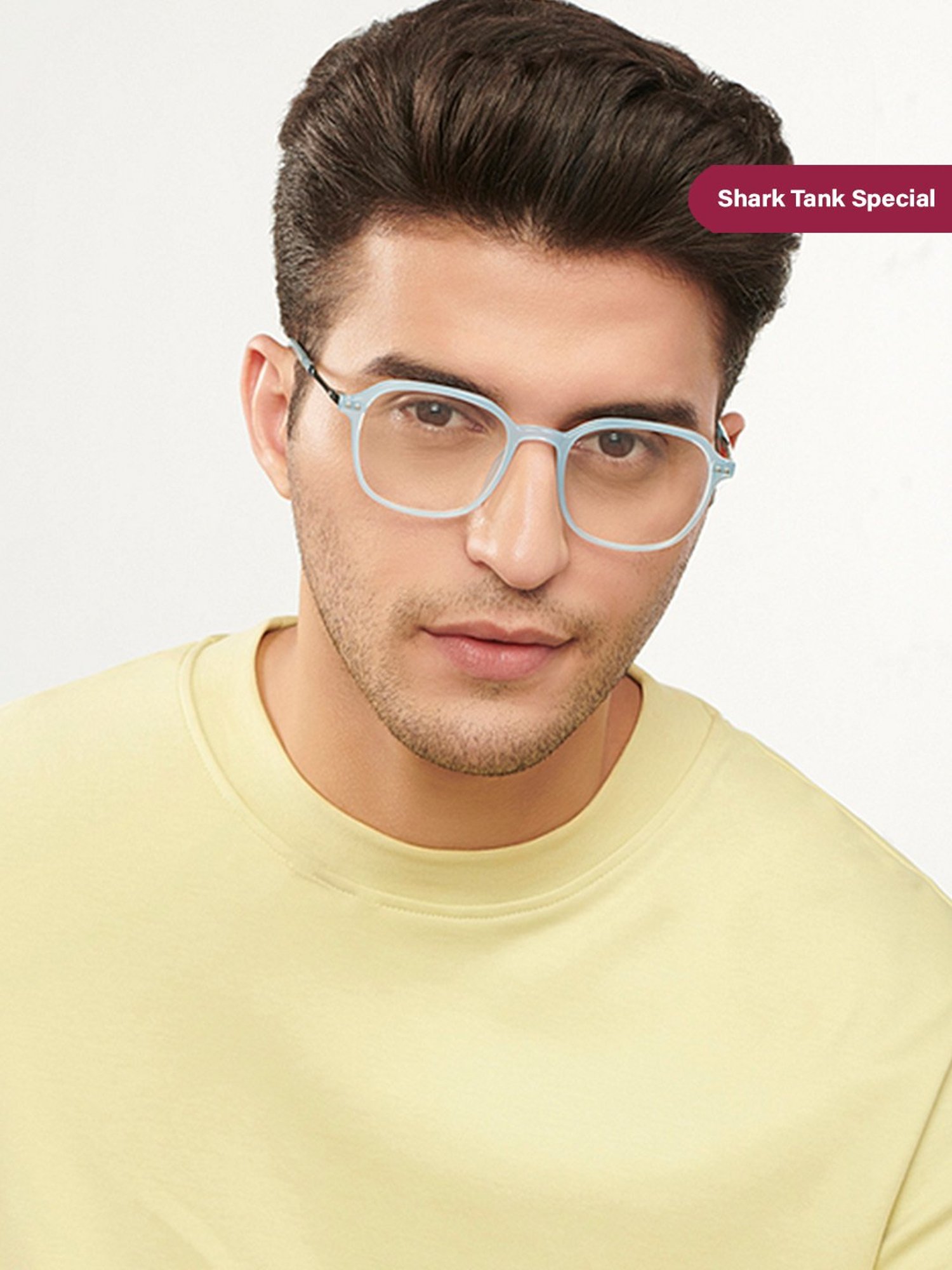 Lenskart Blu Green Rectangular Blue Light Protection Unisex Reading Glasses